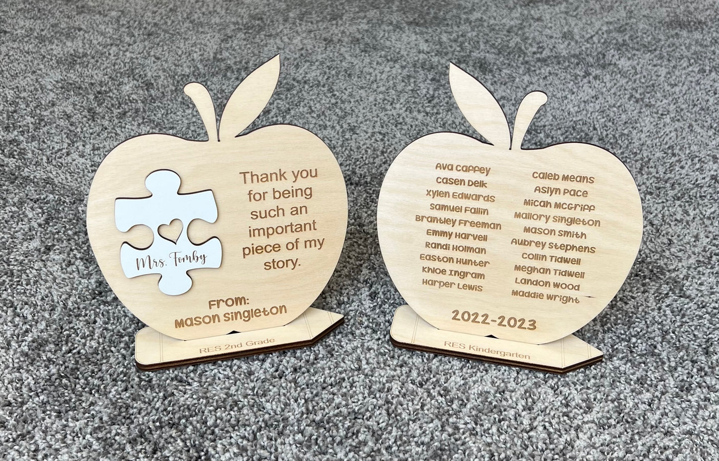 ‘Thank You’ Apple Keepsake
