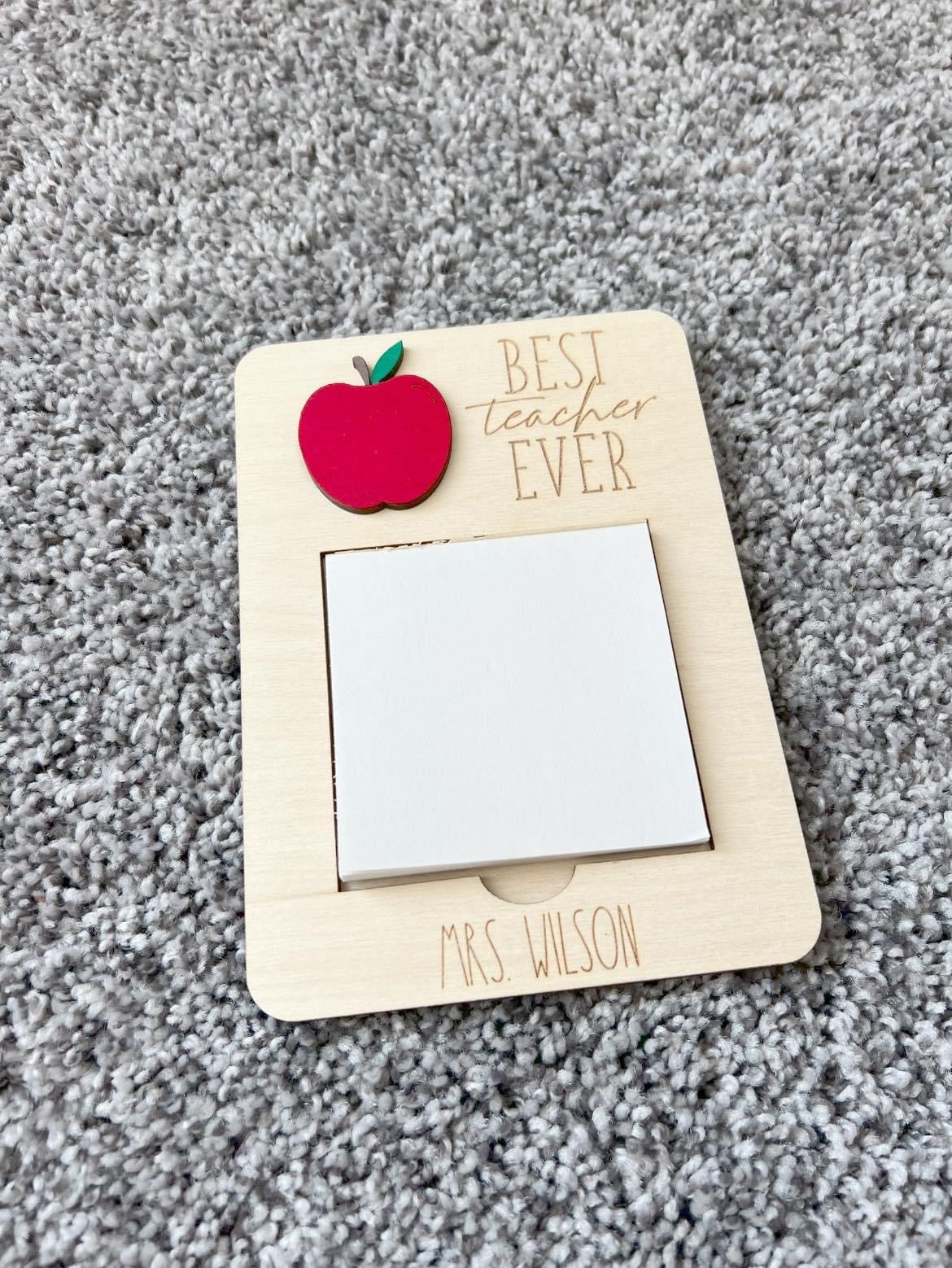 Teacher Sticky Note Holders