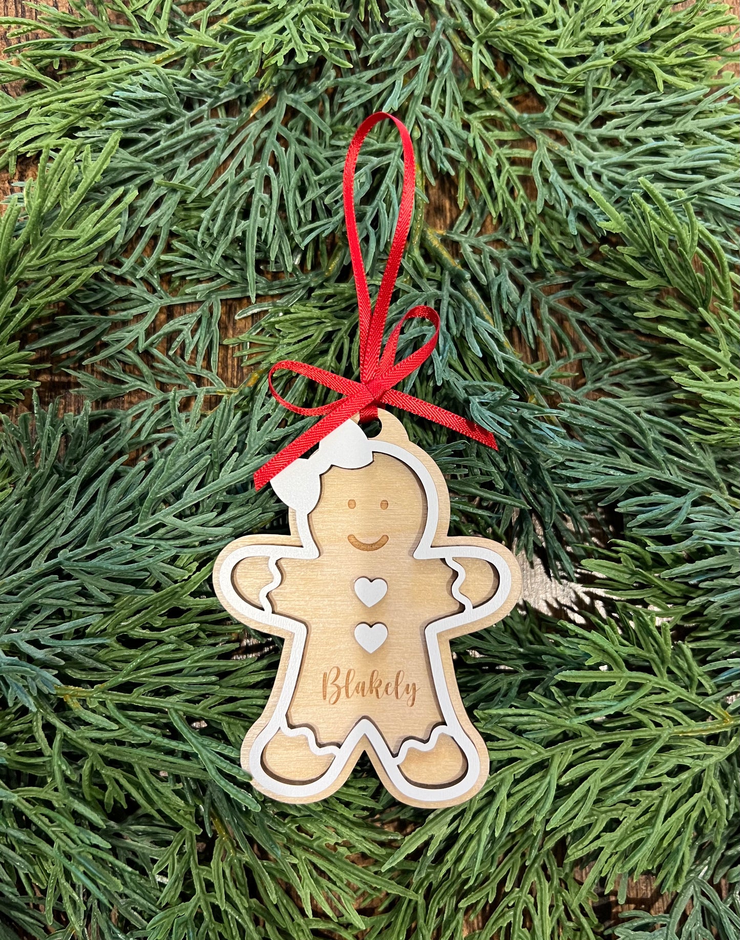Personalized Gingerbread Man Ornament