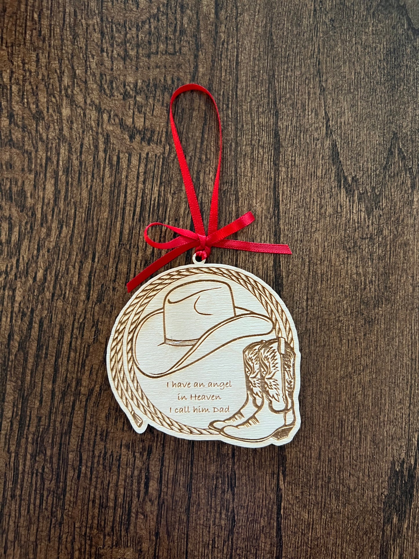 Cowboy Memory Ornament