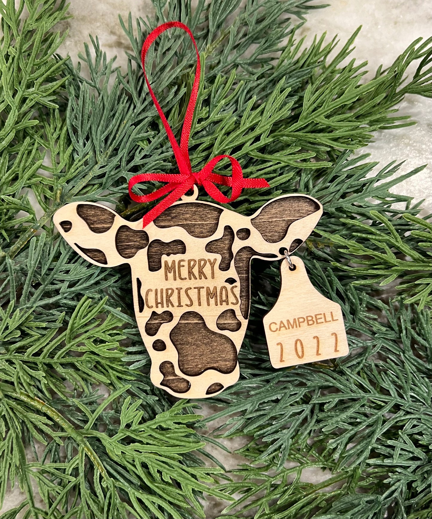 Cow Head Ornament