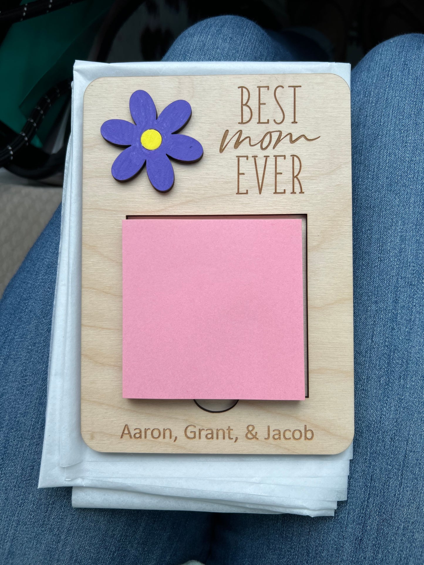 Best Mom Ever Sticky Note Holder
