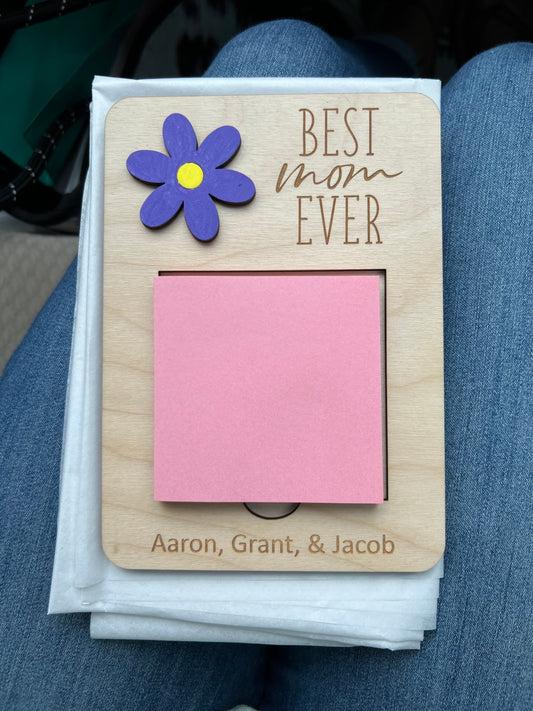 Best Mom Ever Sticky Note Holder