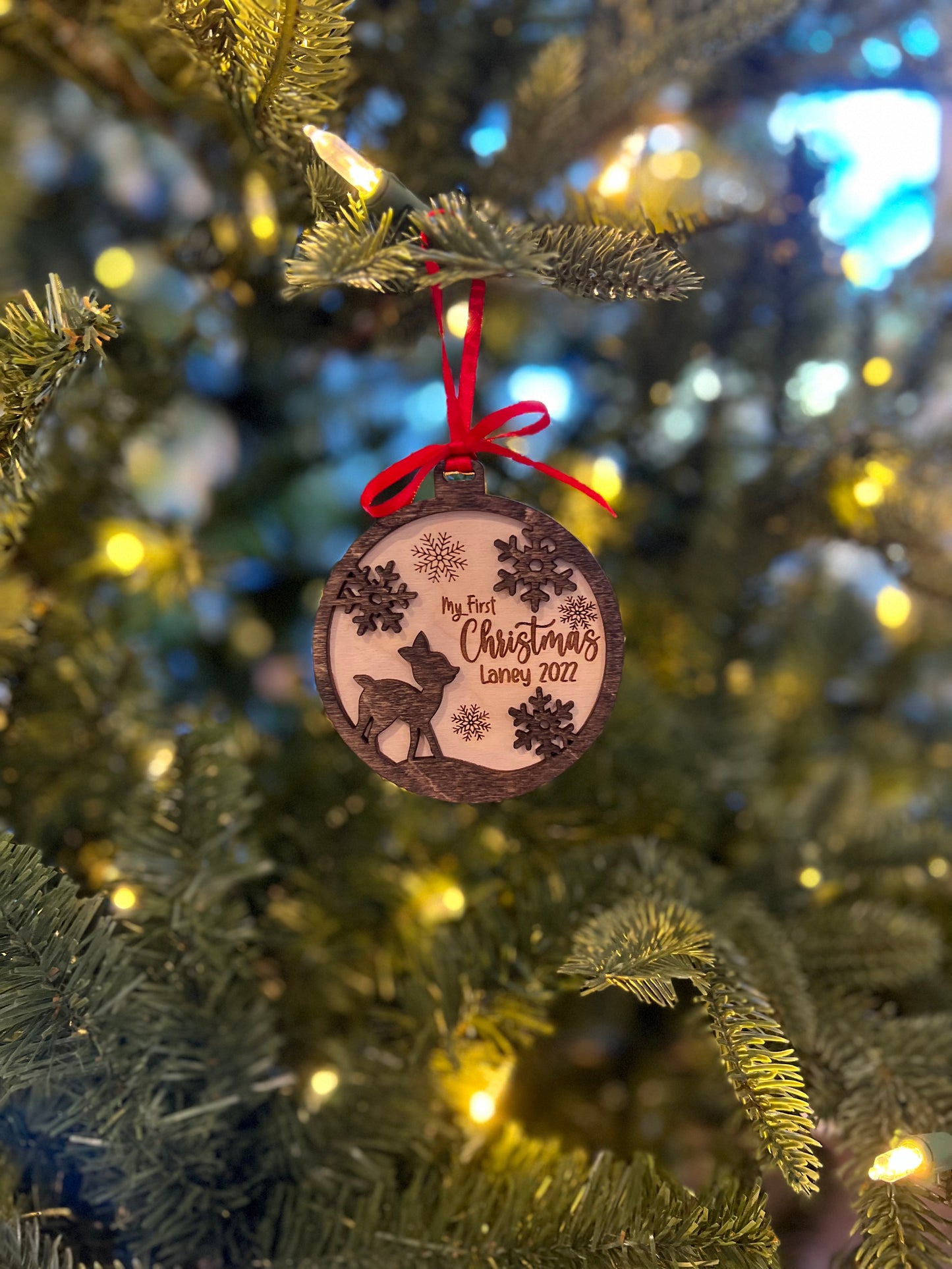 Baby’s First Christmas Deer Ornament