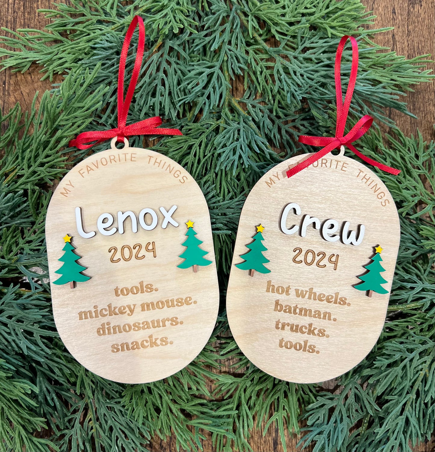My Favorite Things Ornament