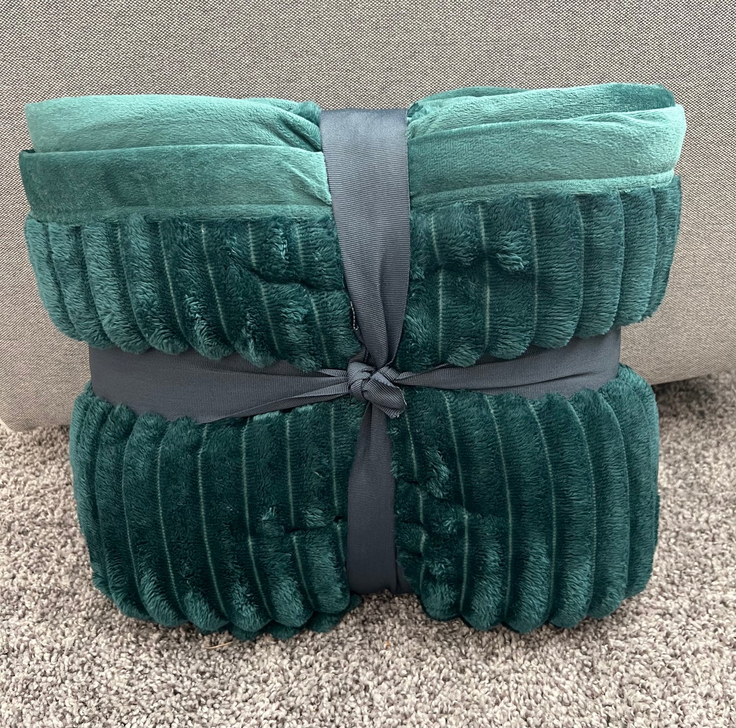 Blanket with Christmas Tag