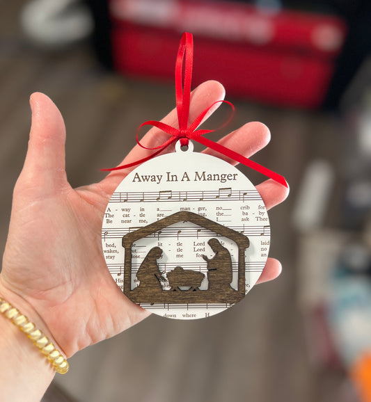 Set of Three Hymn Ornaments